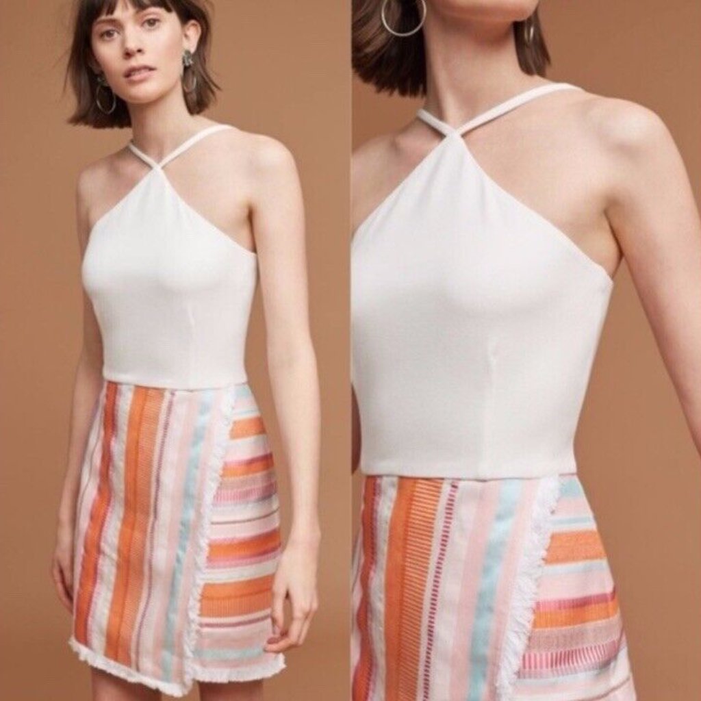 Hutch Anthropologie Kalyn Halter Dress Size 6